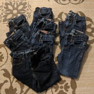 8- pairs Gap boys size 6 jeans